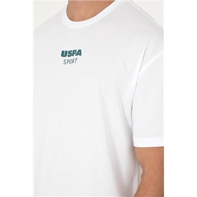 Erkek Comfort Fit Bisiklet Yaka Beyaz Tişört