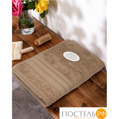 Полотенце Kарвен "PETEK BORDUR DUZ "Lux Cotton 50*90 1шт махра H 5159 bej 1