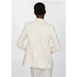 Blazer traje 100% lino