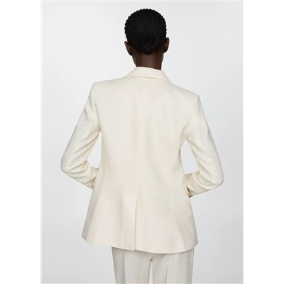 Blazer traje 100% lino