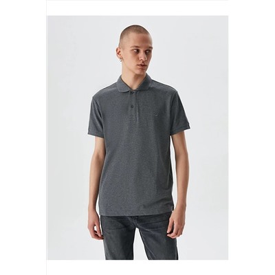 Ltb Polo Yaka Antrasit T-shırt 01222845086089