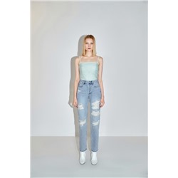 Crop top Verde agua