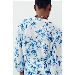 BLUSA ESTAMPADA ALGODÓN