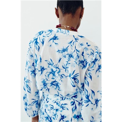 BLUSA ESTAMPADA ALGODÓN
