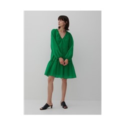 Kleid aus Strukturstoff