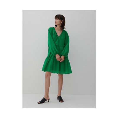 Kleid aus Strukturstoff