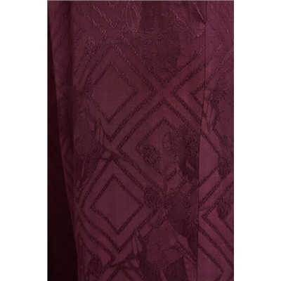 Pantalón jaquard cinturón pañuelo