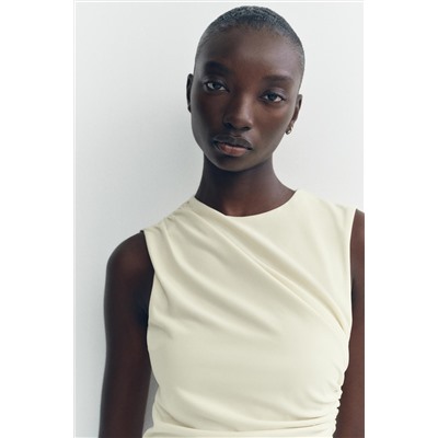 DRAPED SHORT DRESS