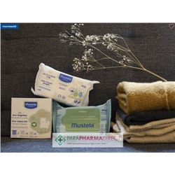 Mustela Lingettes Fibres Végétales à l'Avocat BIO - LOT de 3x60 lingettesLot  × 3