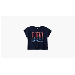 Big Girls S-XL Rolled Sleeve High Rise Top