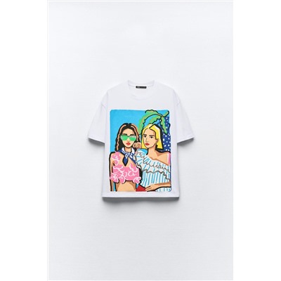 GIRLS PRINT T-SHIRT