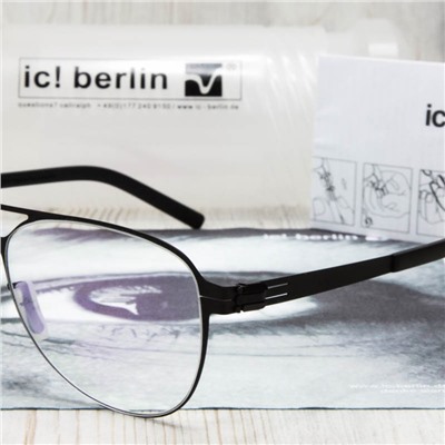 IB00039 - Оправа ic!Berlin Bata black + футляр
