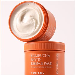 Kombucha Biotin Anti-Hair Loss Essence Pack Восстанавливающая маска против выпадения волос с комбучей и биотином