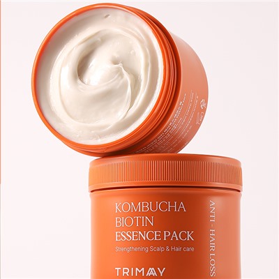 Kombucha Biotin Anti-Hair Loss Essence Pack Восстанавливающая маска против выпадения волос с комбучей и биотином