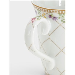 Кружка, 275 мл, фарфор P, белая, Корзина с цветами, Spring Bloom