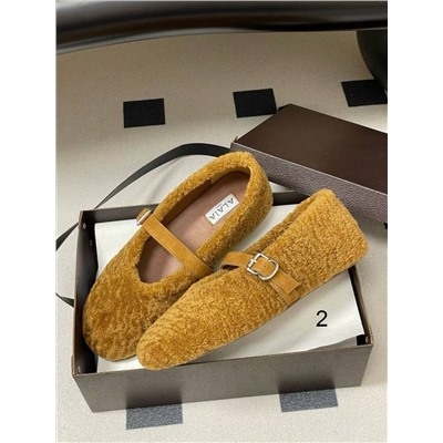 Женские меховые туфли в стиле Мэри Джейн  Alai*a