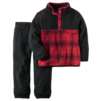 2-Piece Fleece Pullover & Pant Set