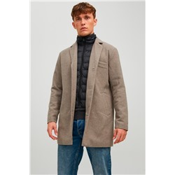 Chaqueta efecto doble prenda Hueso