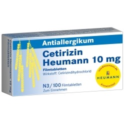 Цетиризин Heumann 10 мг  100 штук