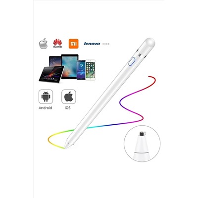 Redclick Ipad Samsung Lenovo Sensitivity Stylus Kapasitif Dokunmatik Kalem Çizim Ve Tasarım Tablet Kalemi 4232161975113