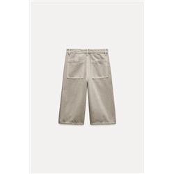 ZW COLLECTION MID-WAIST LONG BERMUDA SHORTS