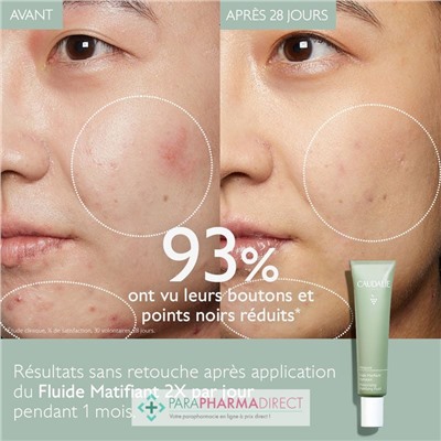 Caudalie Vinopure - Fluide Matifiant Hydratant 40ml