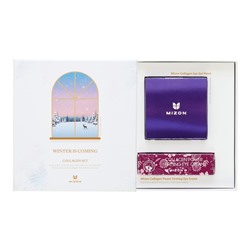 MIZON WINTER IS COMING COLLAGEN SET Набор: Коллагеновый крем для глаз,Патчи под глаза гидрогелевые с коллагеном 10мл+60шт