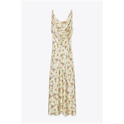 ZW COLLECTION PRINTED SATIN DRESS