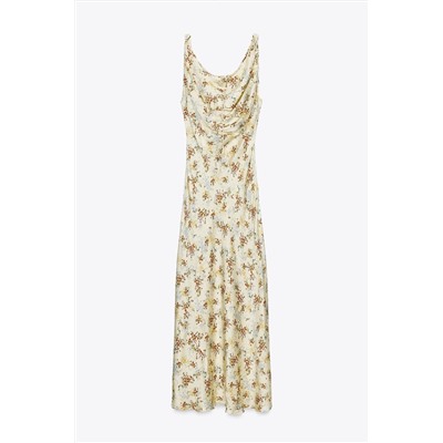 ZW COLLECTION PRINTED SATIN DRESS