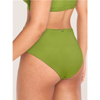PINK SWIM HIGH WAIST BIKINI BOTTOM