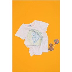 U.S. Polo Assn., Kız Çocuk Beyaz Tişört 50300982-VR013