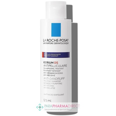La Roche Posay Kerium DS Antipelliculaire - Shampooing Traitant Purifiant Intensif 125ml