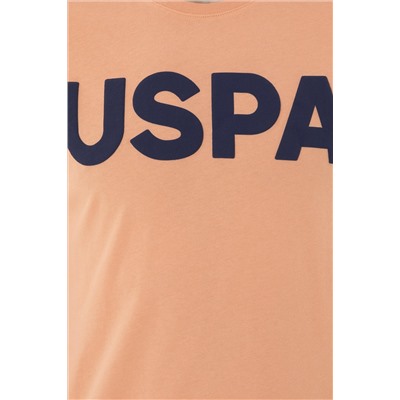 Erkek Regular Fit Bisiklet Yaka Somon Basic Tişört