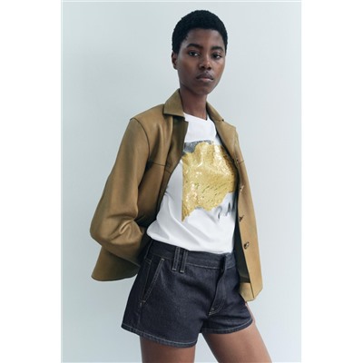 METALLIC T-SHIRT