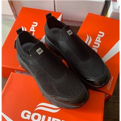 Мужские легкие  кроссовки без застежек, сетчатые дышащие