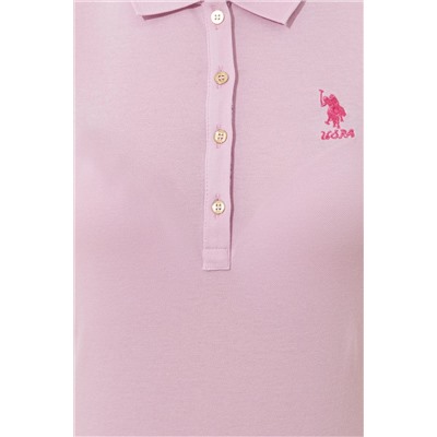 Kadın Manolya Basic Polo Yaka Tişört