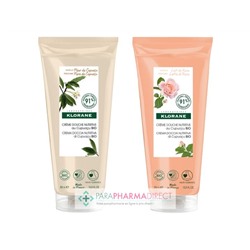 Klorane Cupuaçu Crème Douche Nutritive Fleur de Cupuaçu + Crème Douche Nutritive Lait de Rose 2x200mlLot  × 2
