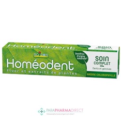 Boiron Homéodent - Soin Complet - Dents & Gencives - Goût Chlorophylle - Dentifrice 25 ml - Format Voyage