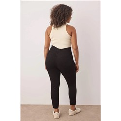 Siyah Tayt Görünümlü Ektra Esnek Skinny Jeans TBBSS24CJ00034