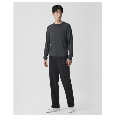 Мужской пуловер из тонкой шерстяной пряжи  Theor*y