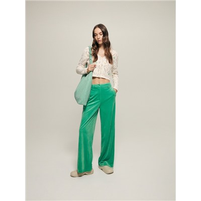 Hose mit weitem Bein