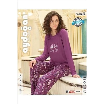 Aydoğan Kadın Viskon Pijama Takımı NMKV5678