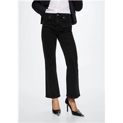 Jeans flare tiro medio -  Mujer | MANGO OUTLET España