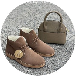 AB.Z. 3612/2 Vison С ДВОЙНЫМИ ШНУРКАМИ+Ab.Zapatos PELLE Peque (550) АКЦИЯ