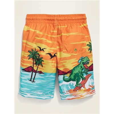Graphic Swim Trunks for Boys