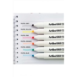 artline 660 Pastel Seri 6'lı Fosforlu Kalem Seti-2 KOZME.660.FOSFORLU.01