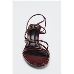 HIGH-HEEL STRAPPY SANDALS