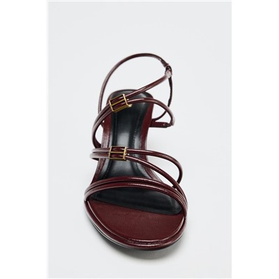 HIGH-HEEL STRAPPY SANDALS