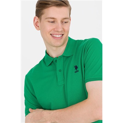 Erkek Yeşil Basic Polo Yaka Tişört