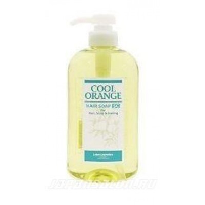 Lebel Cosmetics Super Cool Orange Hair Soap Лебел шампунь Супер Холодный Апельсин 600 мл